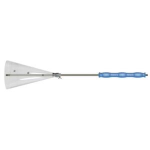 Lance inox ST-29 de 900 mm avec cône anti-éclaboussures
