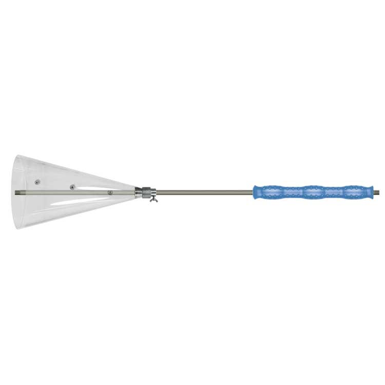 Lance Suttner ST-29 en inox de 900 mm avec cône anti-éclaboussures