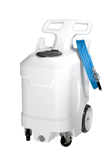 Mousseur mobile FOAMit FI-BP-30N-SSBV avec tuyau bleu et vanne inox