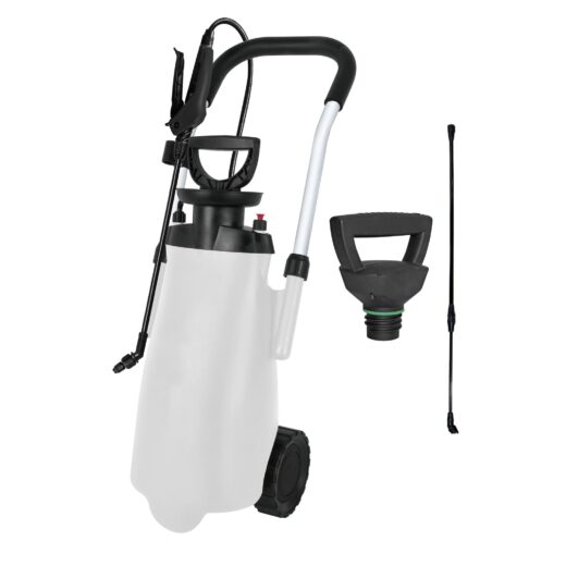 GEPRO E-MOBILOX 12 L sur roues avec ses pompes manuelle et électrique et sa lance télescopique