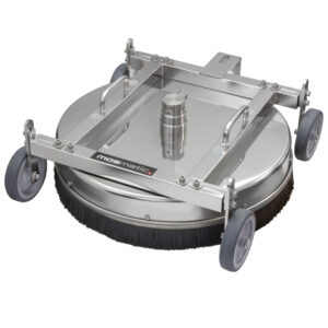 Nettoyeur de toiture Mosmatic DR-520 sur cadre inox et quatre roues