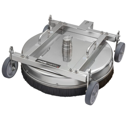 Nettoyeur de toiture Mosmatic DR-520 sur cadre inox et quatre roues