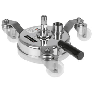 Tête vapeur Mosmatic STM 200 de 200 mm avec poignée, sans pistolet vapeur