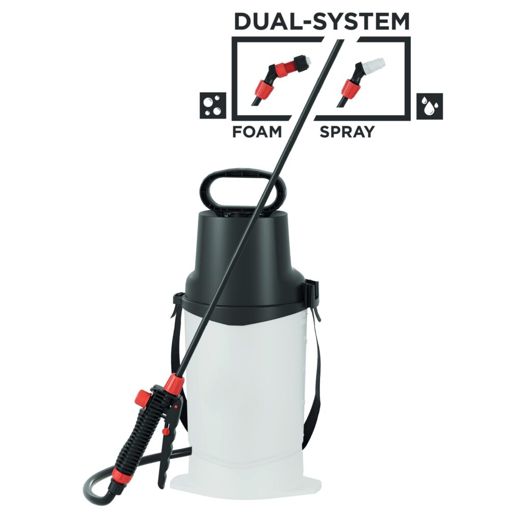 Pulvérisateur GEPRO RESIST PLUS FKM 5 L utiles, liquide et mousse