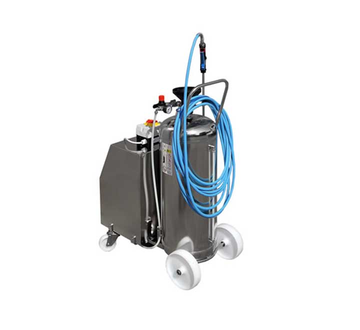 Canon à mousse GEPRO inox 50 L avec compresseur intégré