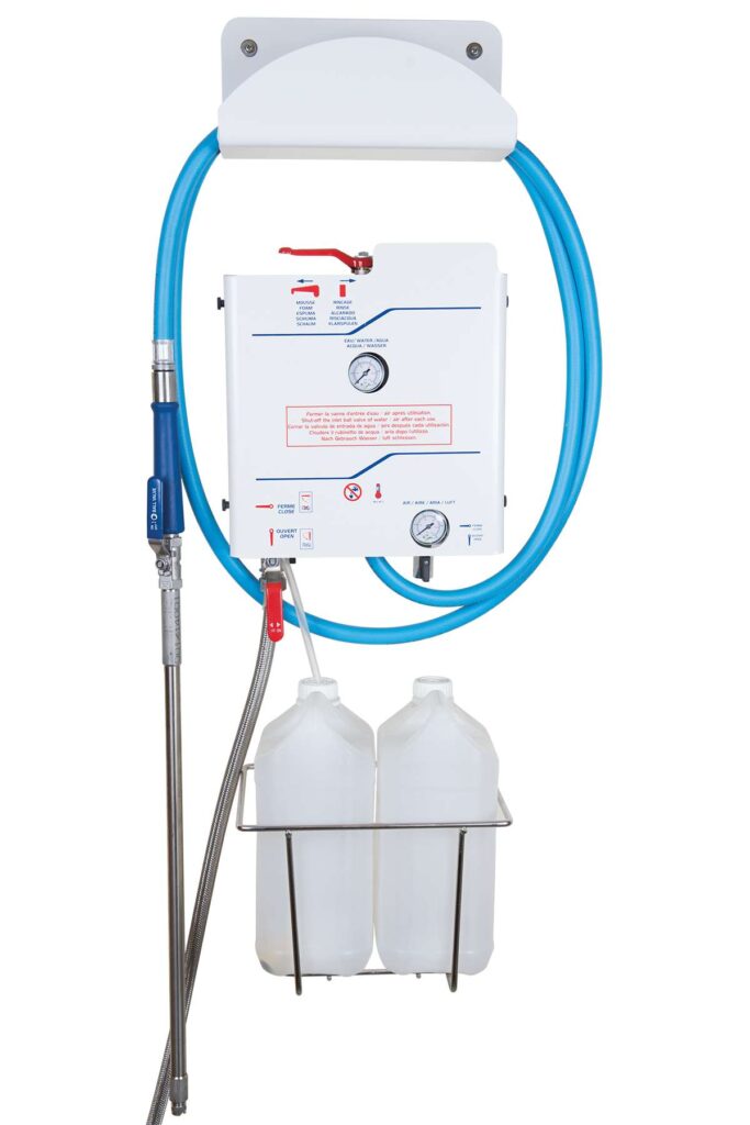 SEKO ProFoam-R PVC — centrale mousse avec rinçage