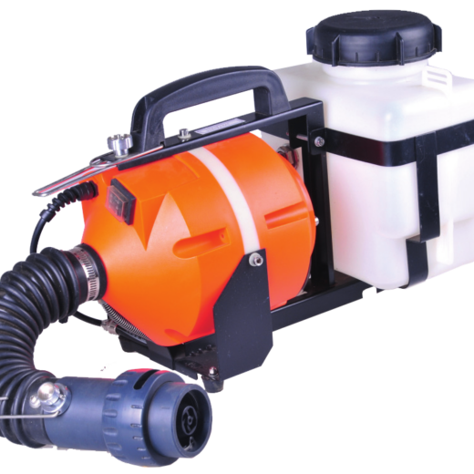 Nébulisateur électrique GEPRO DP1200 avec moteur orange et réservoir blanc de 5 L