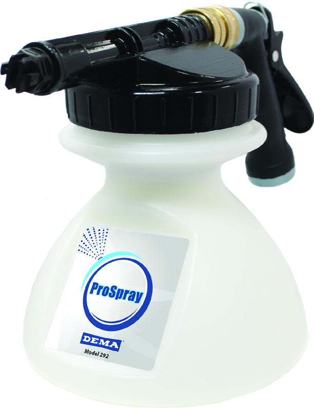Pulvérisateur doseur DEMA ProSpray 292 avec flacon et poignée de rinçage