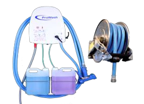 SEKO ProWash avec enrouleur automatique Inox Premium et 2 produits
